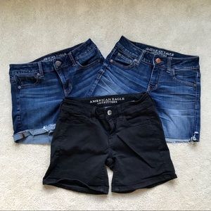 Bundle of 3 American Eagle MIDI Shorts
